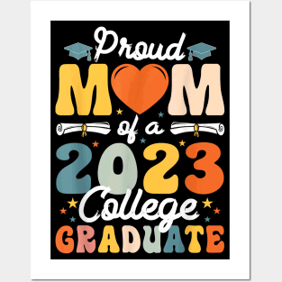 Proud Mom of a 2023 College Graduate Party 23 Mommy Posters and Art